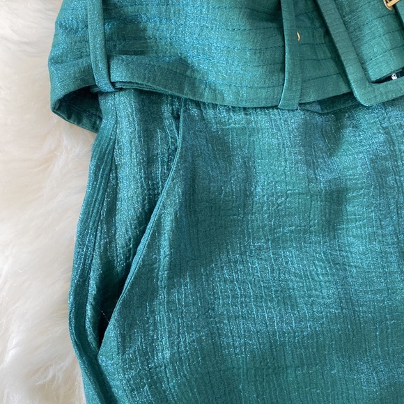 House of Harlow 1960 x Revolve Mona Belted Pant Emerald Green - Picture 3 of 8